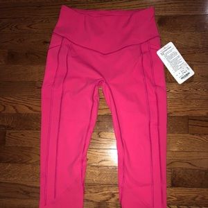 Lululemon All The Right Places Crop sz 8